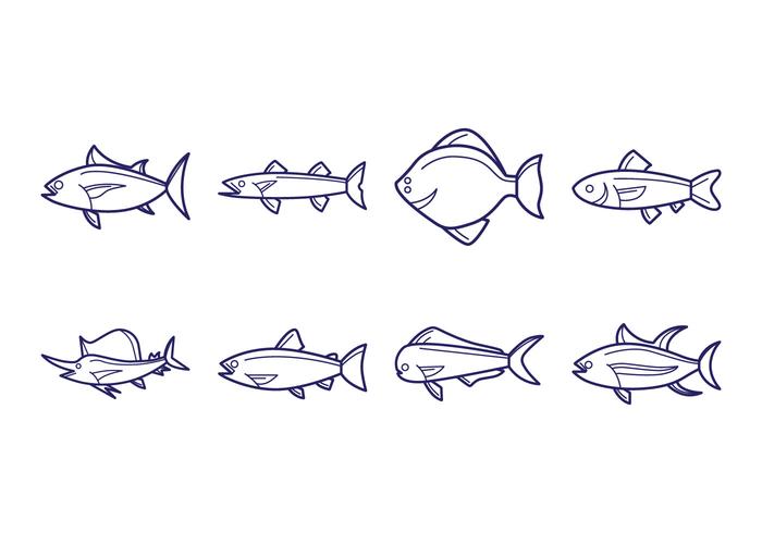 Gratis Fish Icon Vector