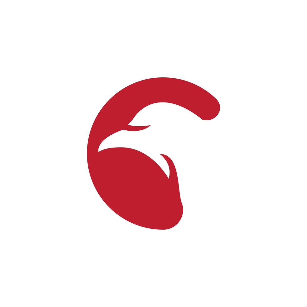falcon wing logo vector