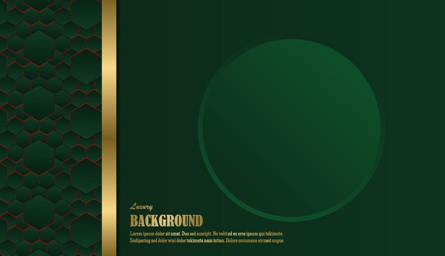 groene luxe achtergrond vector