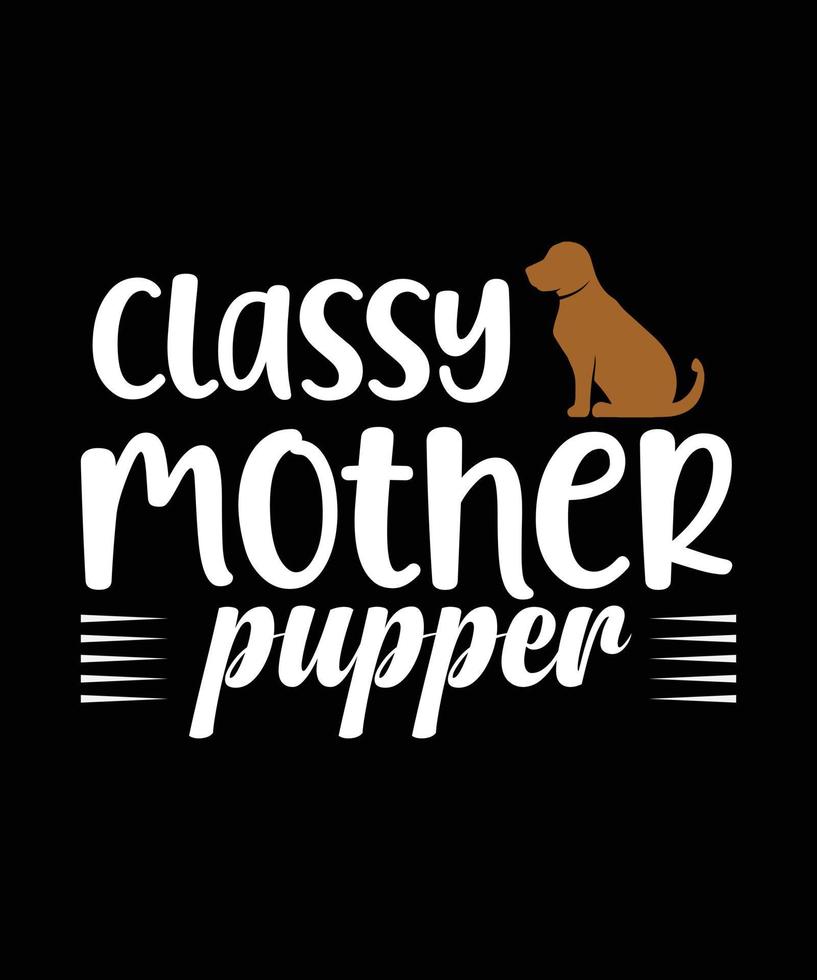 hier is mijn nieuw honden t-shirt ontwerp. vector