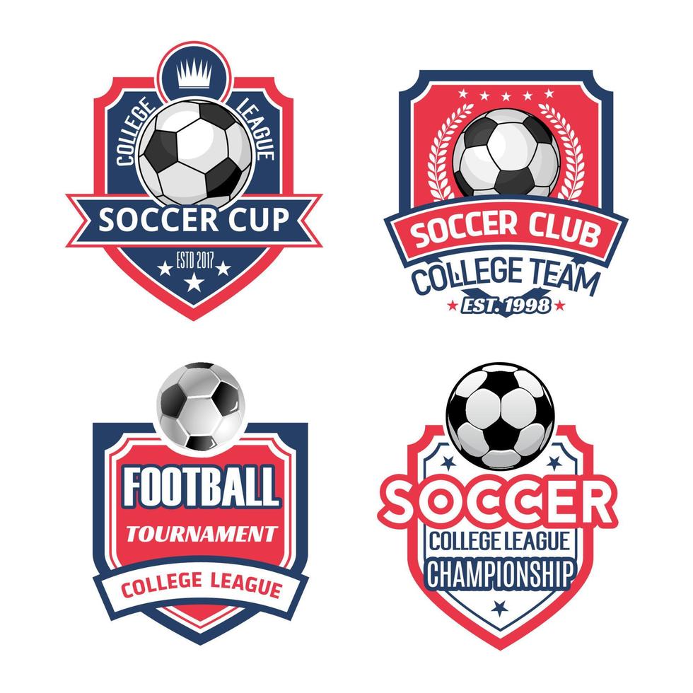 vector pictogrammen voor voetbal kop of Amerikaans voetbal sport club