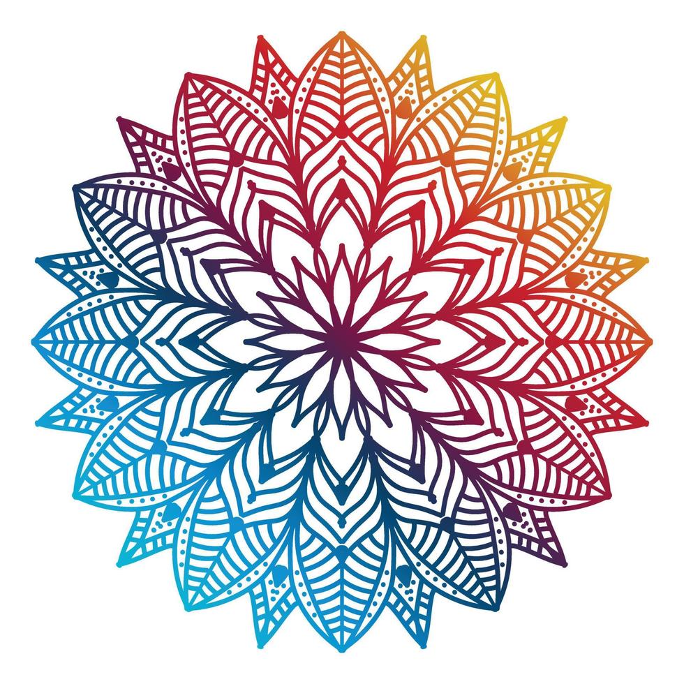 kleurrijk mandala luxe sier- mandala ontwerp achtergrond, mandala ontwerp, mandala, patroon kleur boek kunst behang ontwerp, tegel patroon, groet kaart vector