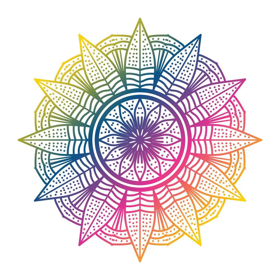 kleurrijk mandala luxe sier- mandala ontwerp achtergrond, mandala ontwerp, mandala, patroon kleur boek kunst behang ontwerp, tegel patroon, groet kaart vector