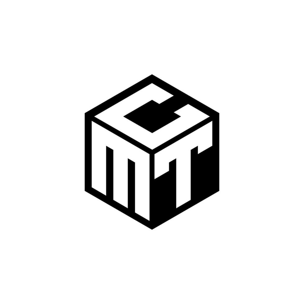 mtc brief logo ontwerp met wit achtergrond in illustrator. vector logo, schoonschrift ontwerpen voor logo, poster, uitnodiging, enz.