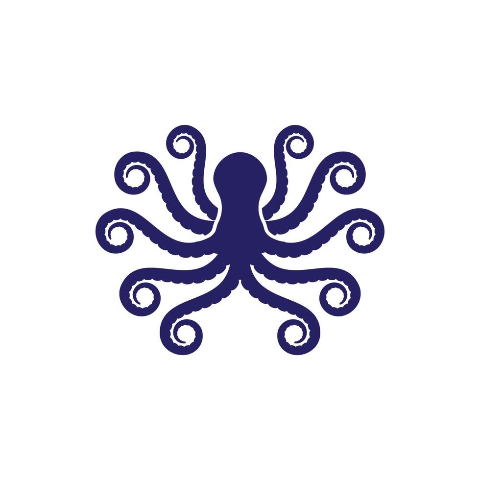 octopus pictogram vector illustratie ontwerp