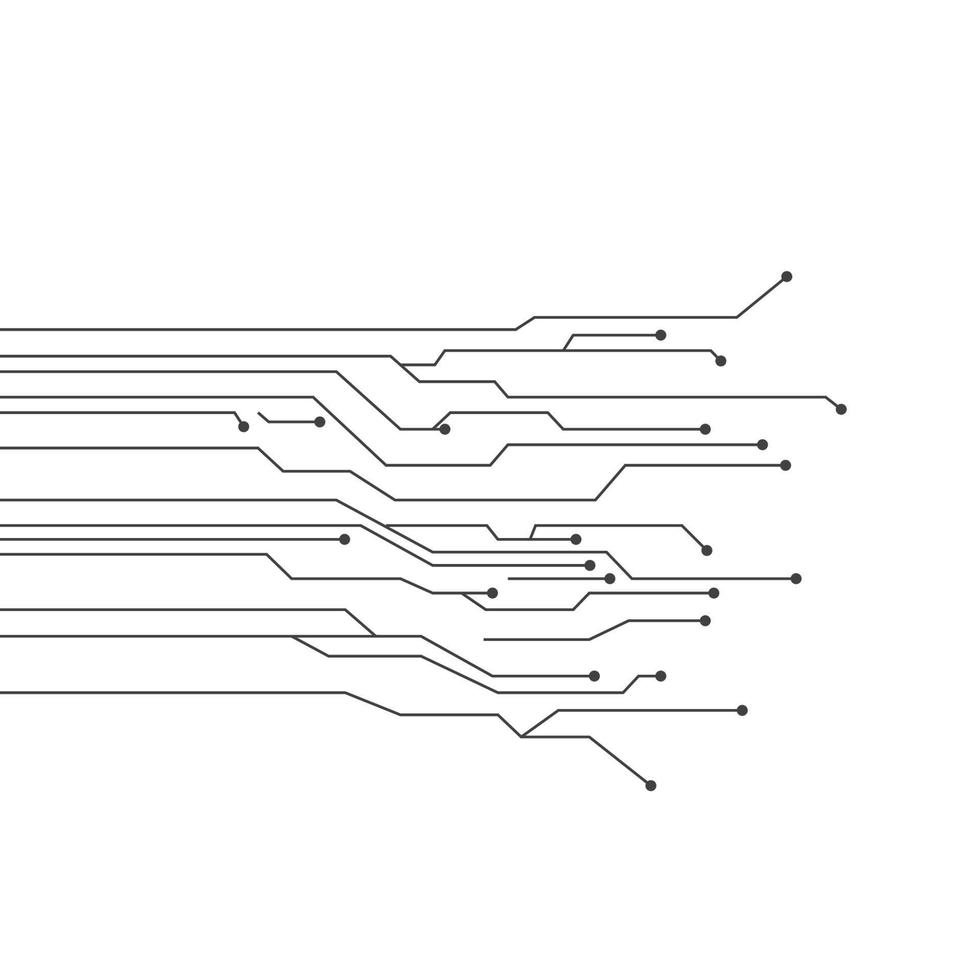 circuit logo sjabloon vector