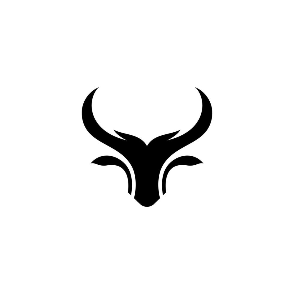 stier vector pictogram illustratie ontwerp