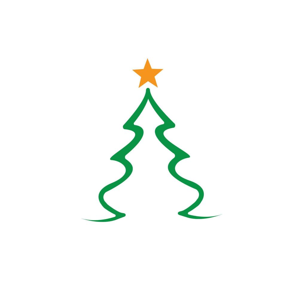kerstboom icoon vector