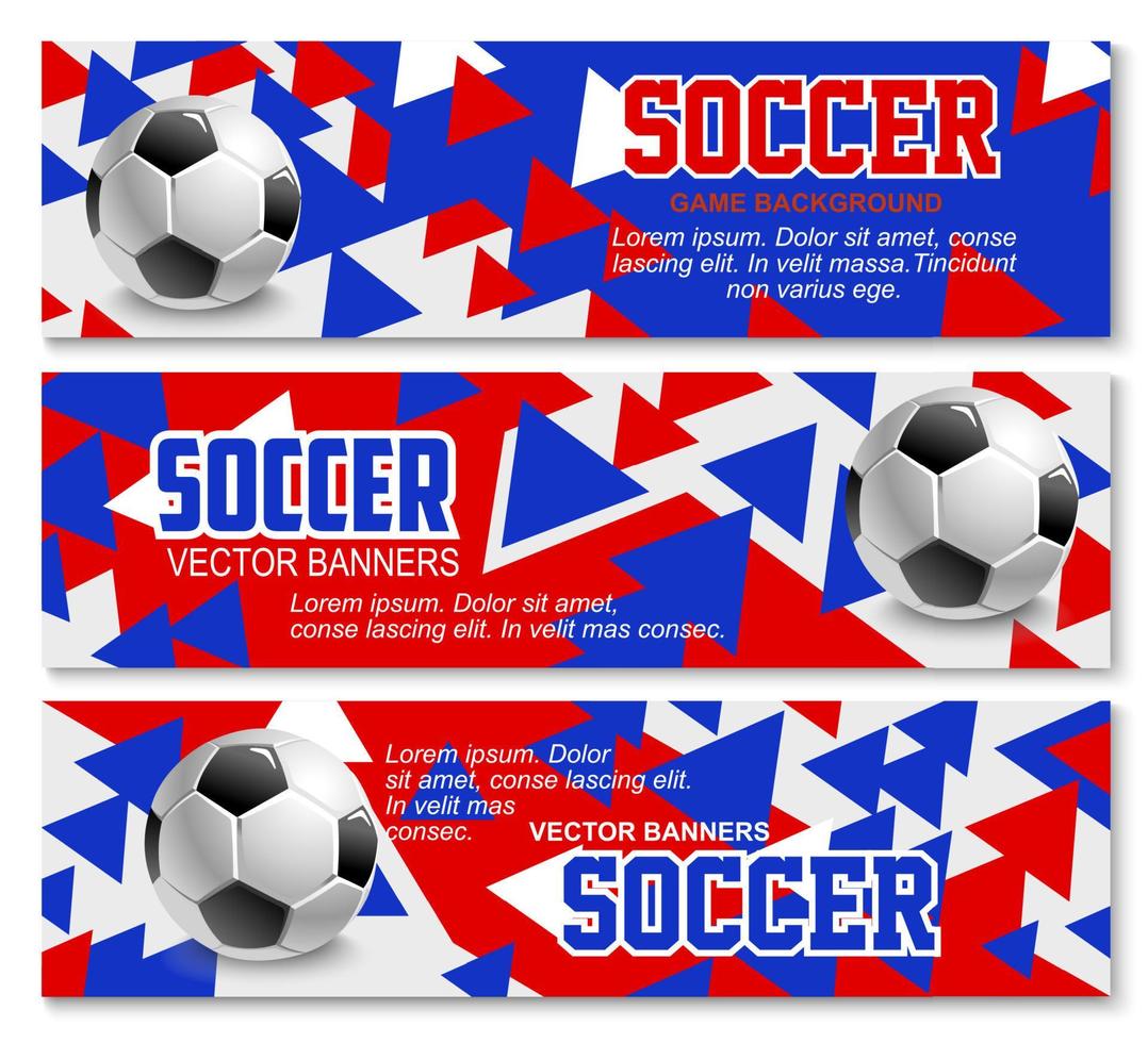 vector banners voor Amerikaans voetbal voetbal kampioenschap