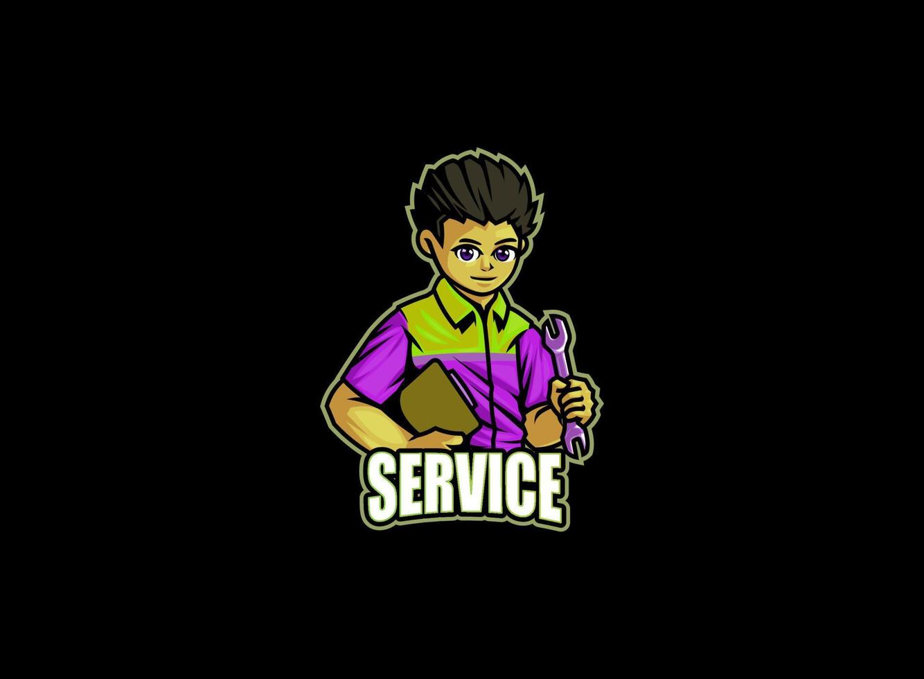 auto service logo vector