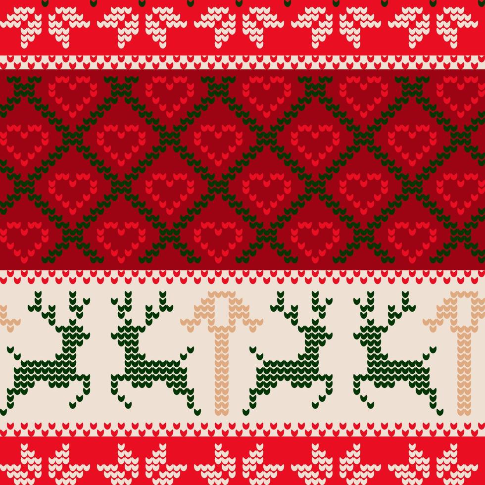 naadloos lelijk trui met Kerstmis thema vector