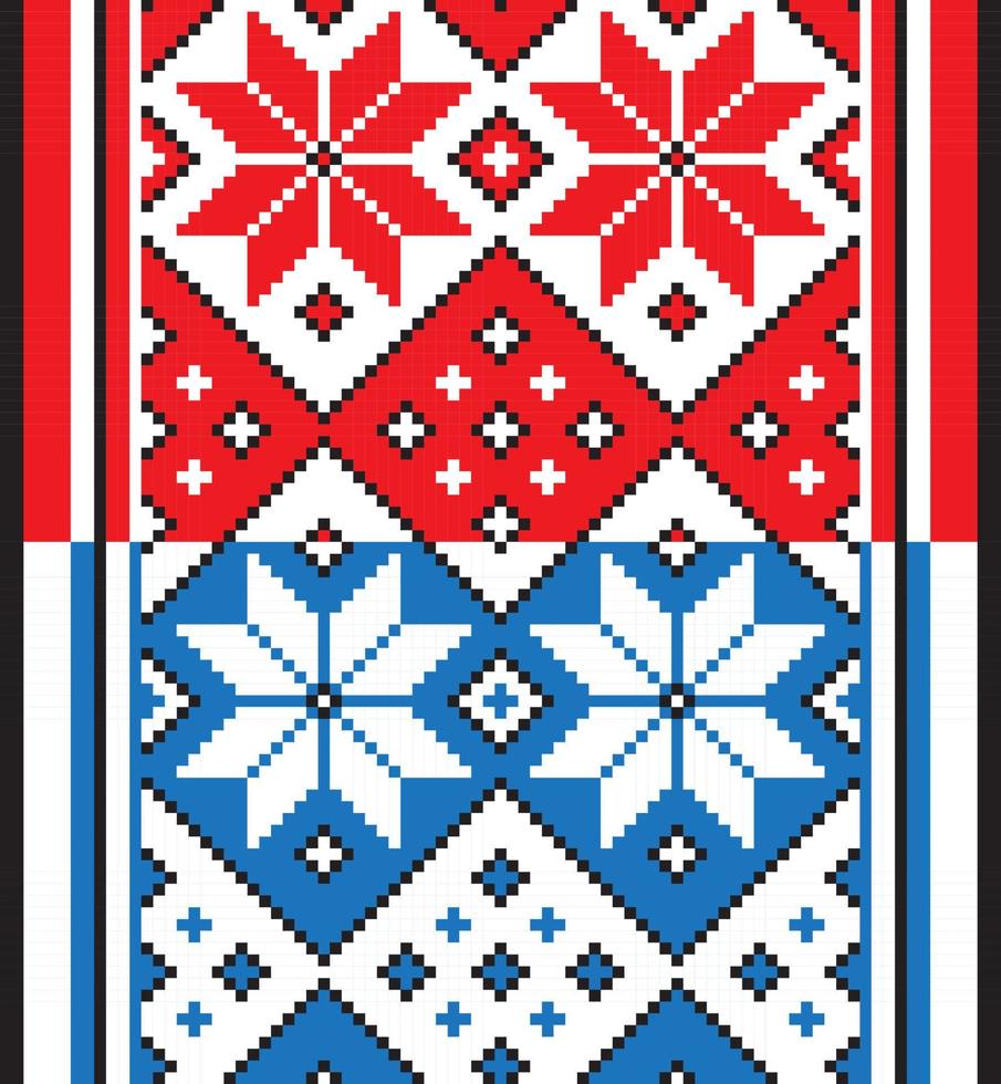 Wit-Russisch etnisch ornament, naadloos patroon. vector illustratie