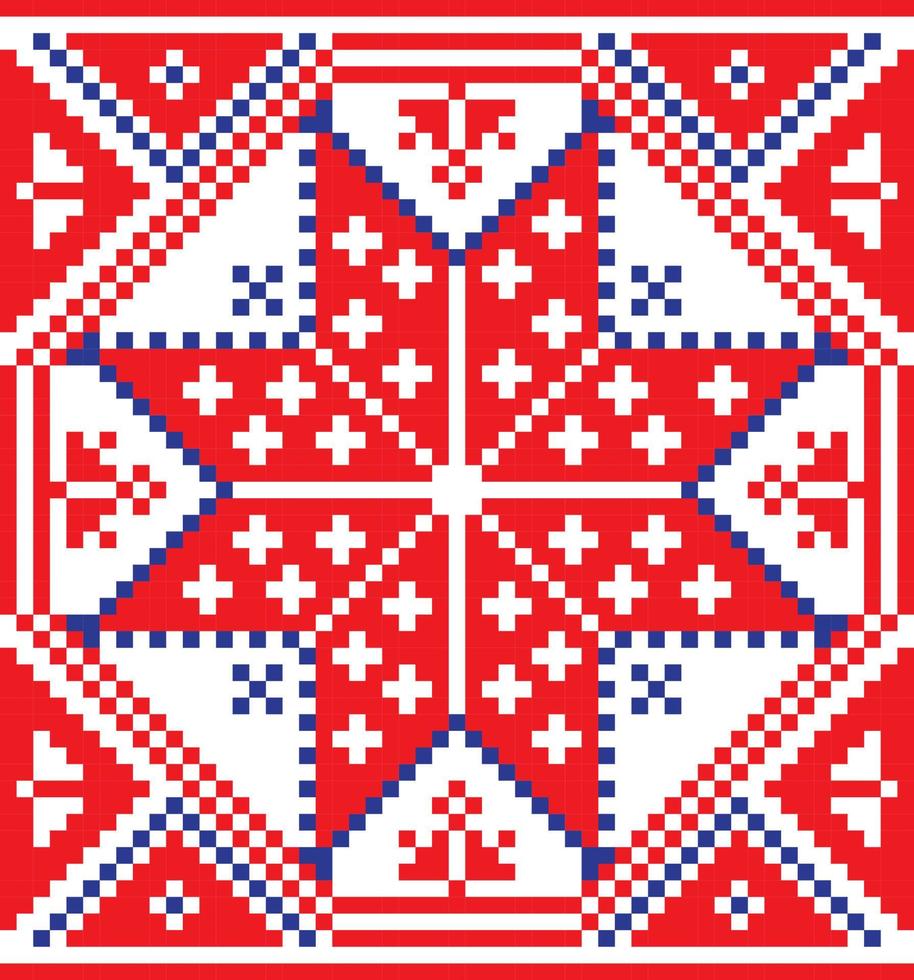 Wit-Russisch etnisch ornament, naadloos patroon. vector illustratie
