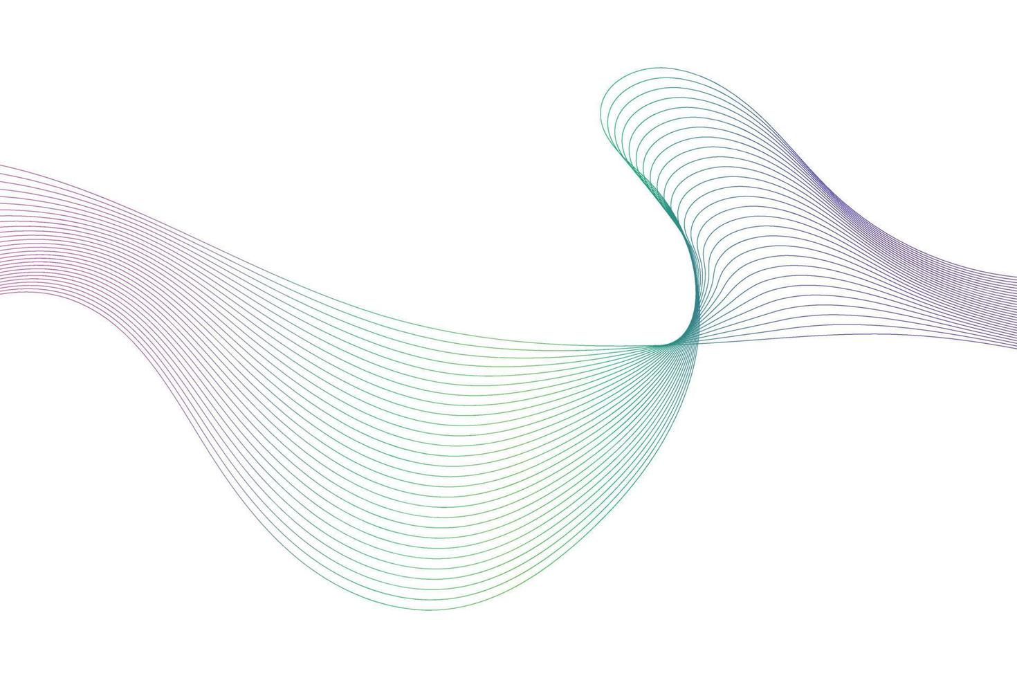 abstract achtergrond met kleurrijk golvend lijnen wit achtergrond. abstract helling achtergrond ontwerp vector