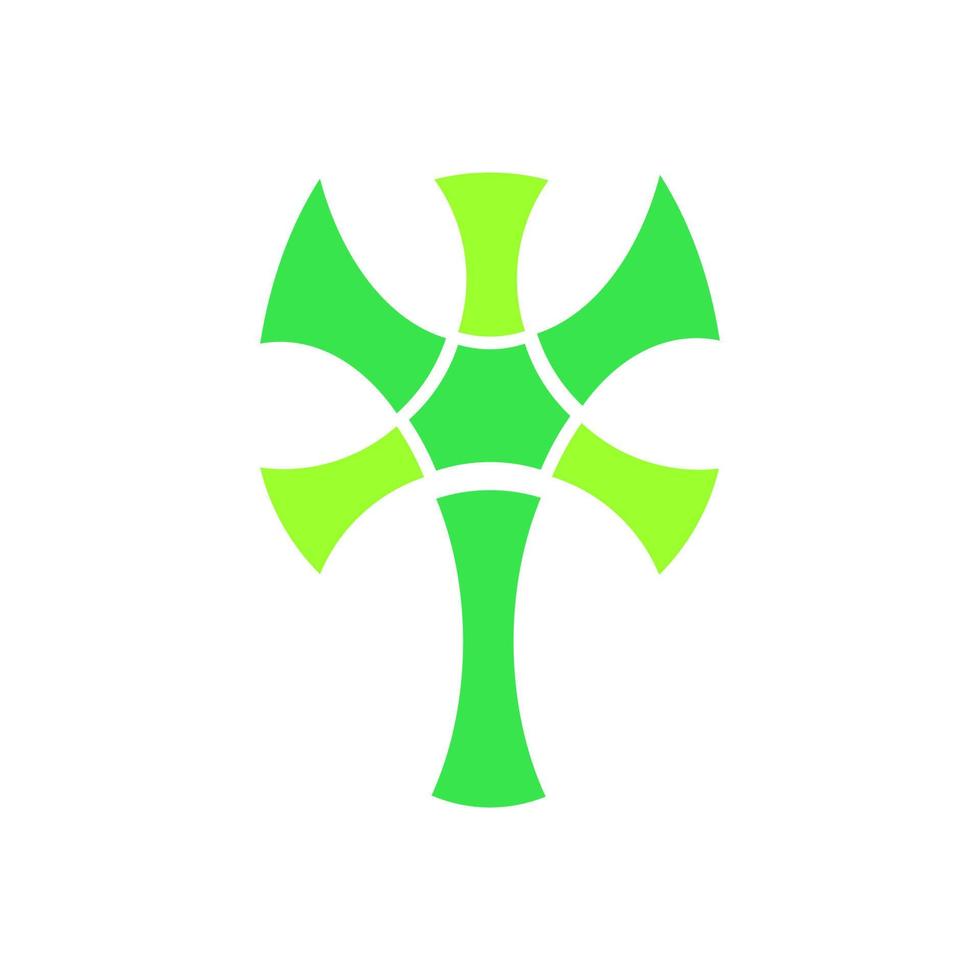 grafisch ontwerp van symbolen Aan een groen achtergrond vector