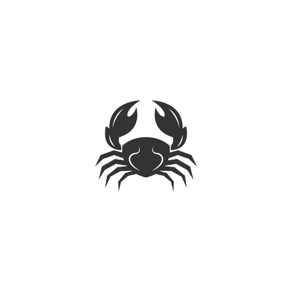 krab logo icoon ontwerp illustratie vector