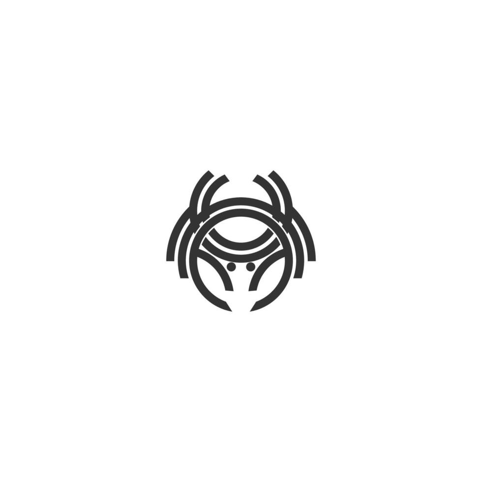 krab logo icoon ontwerp illustratie vector