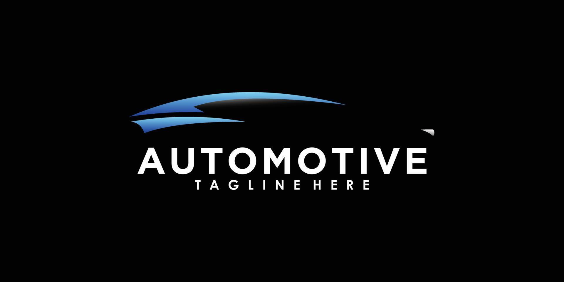automotive en onderhoud auto logo ontwerp vector met creatief concept