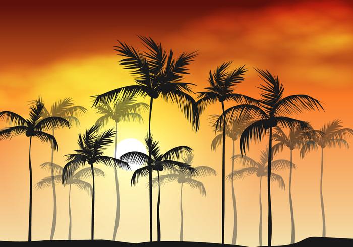 Palm Takken Palmzondag Achtergrond vector