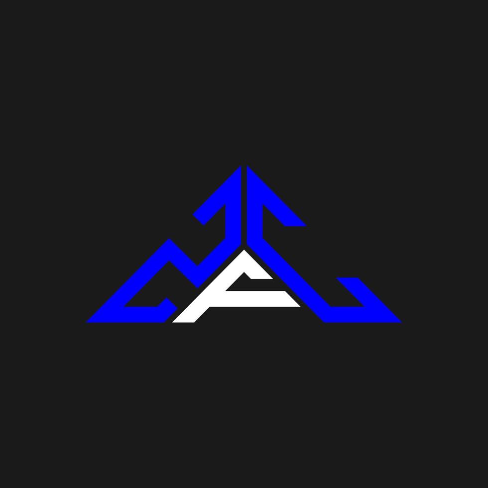 zfc brief logo creatief ontwerp met vector grafisch, zfc gemakkelijk en modern logo in driehoek vorm geven aan.