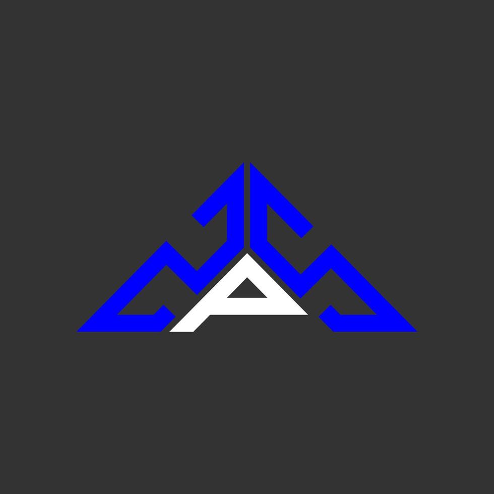 zps brief logo creatief ontwerp met vector grafisch, zps gemakkelijk en modern logo in driehoek vorm geven aan.