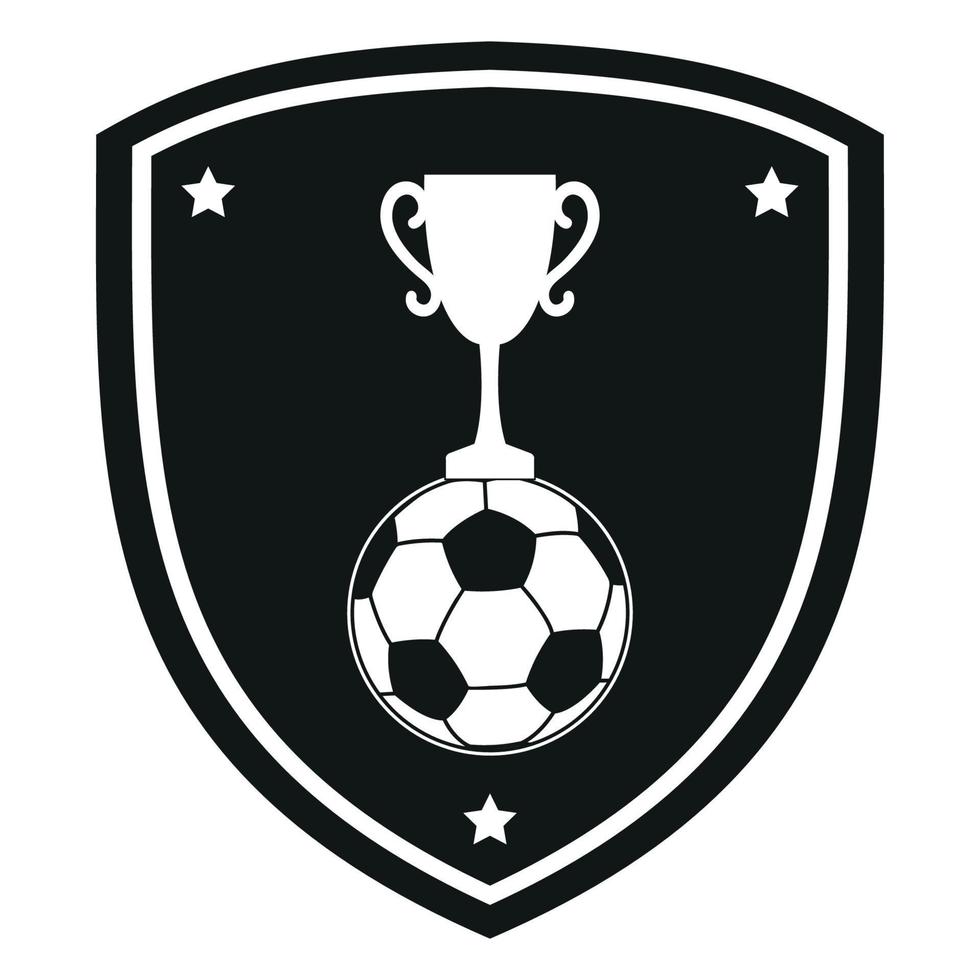illustratie van een Amerikaans voetbal bij elkaar passen en club logo vector