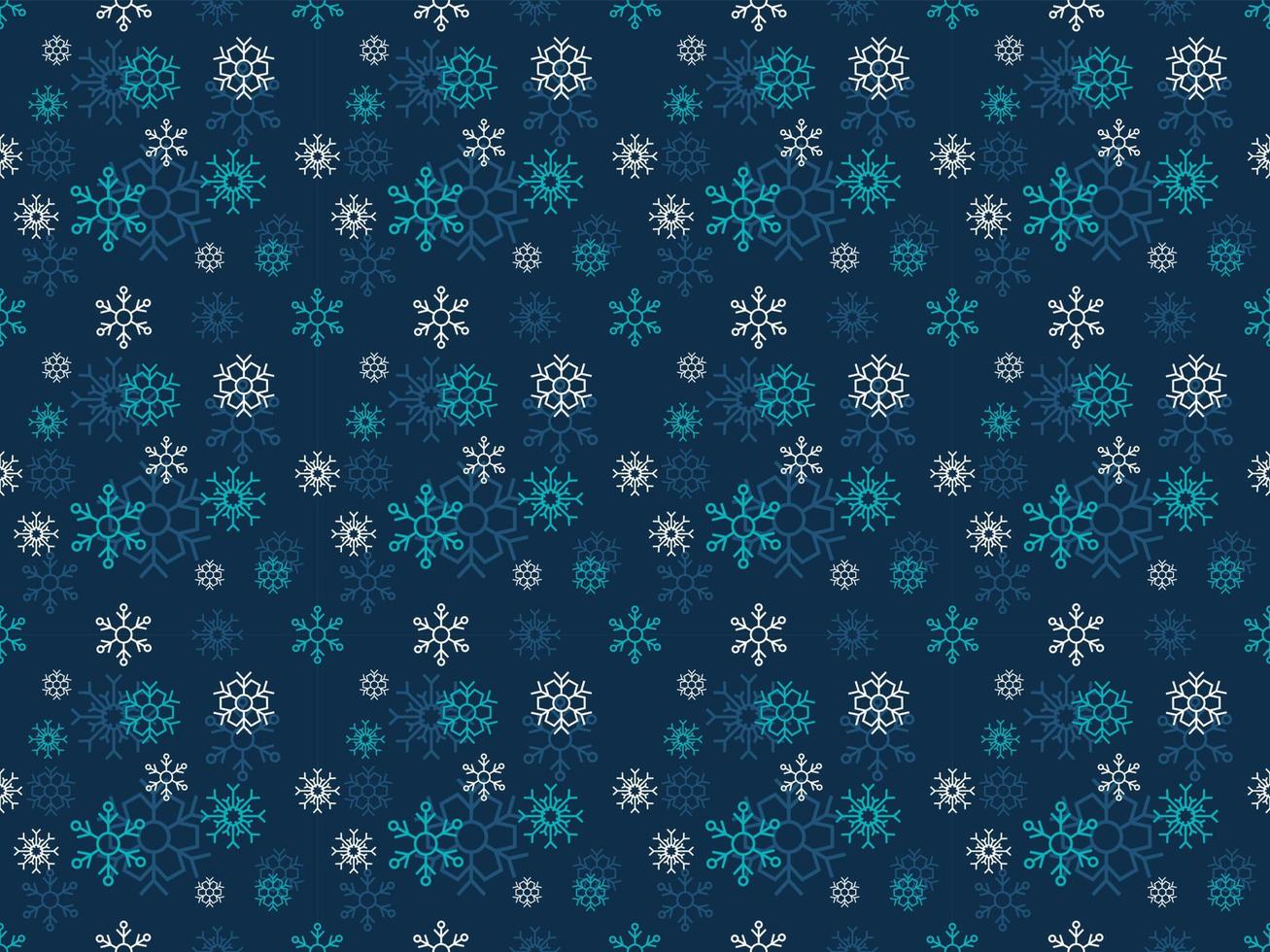 behang naadloos winter tekenfilm vrolijk Kerstmis nieuw jaar patroon sneeuwvlok achtergrond abstract kunst vector