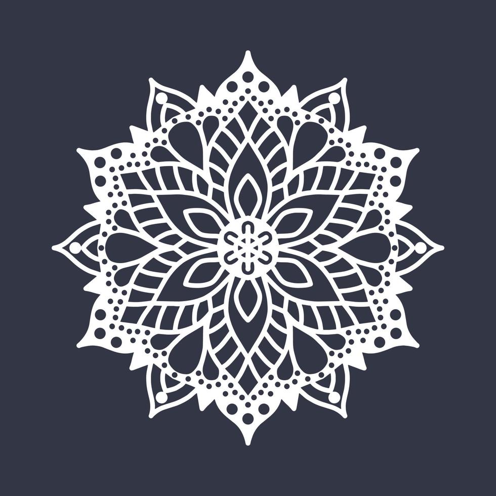 laser besnoeiing mandala patroon. vector