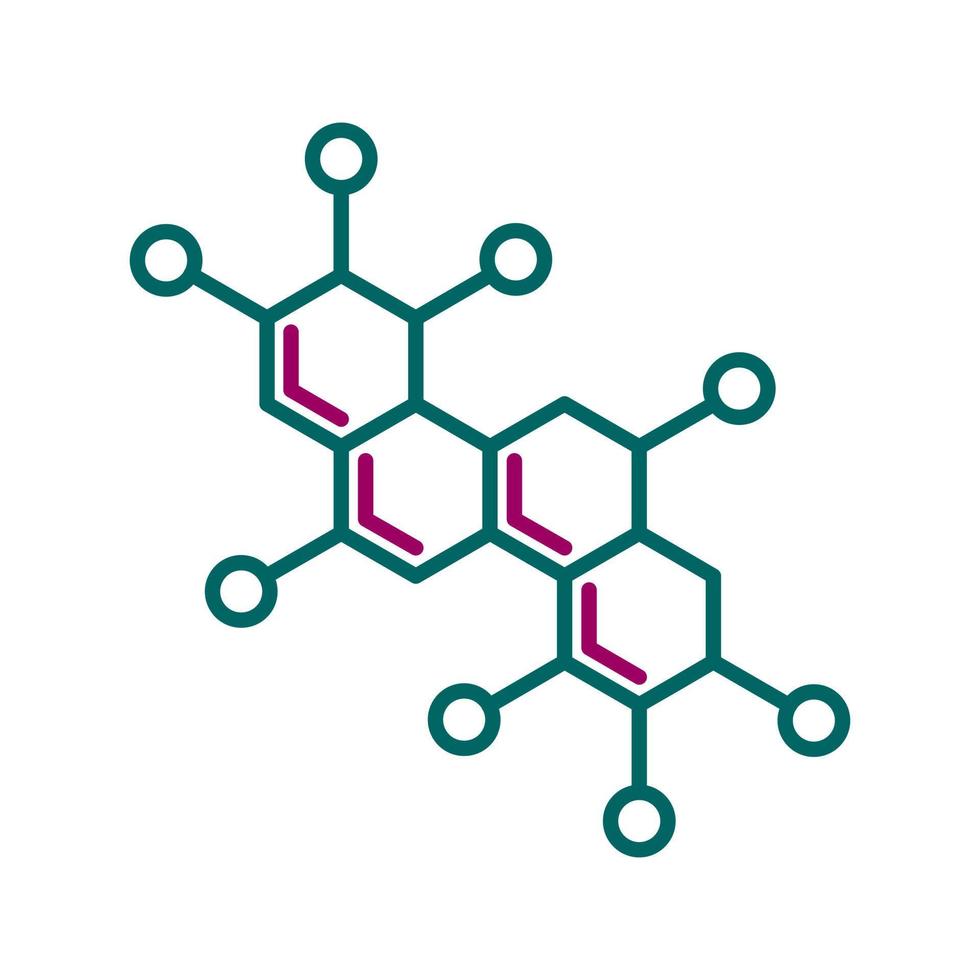 molecuul vector pictogram