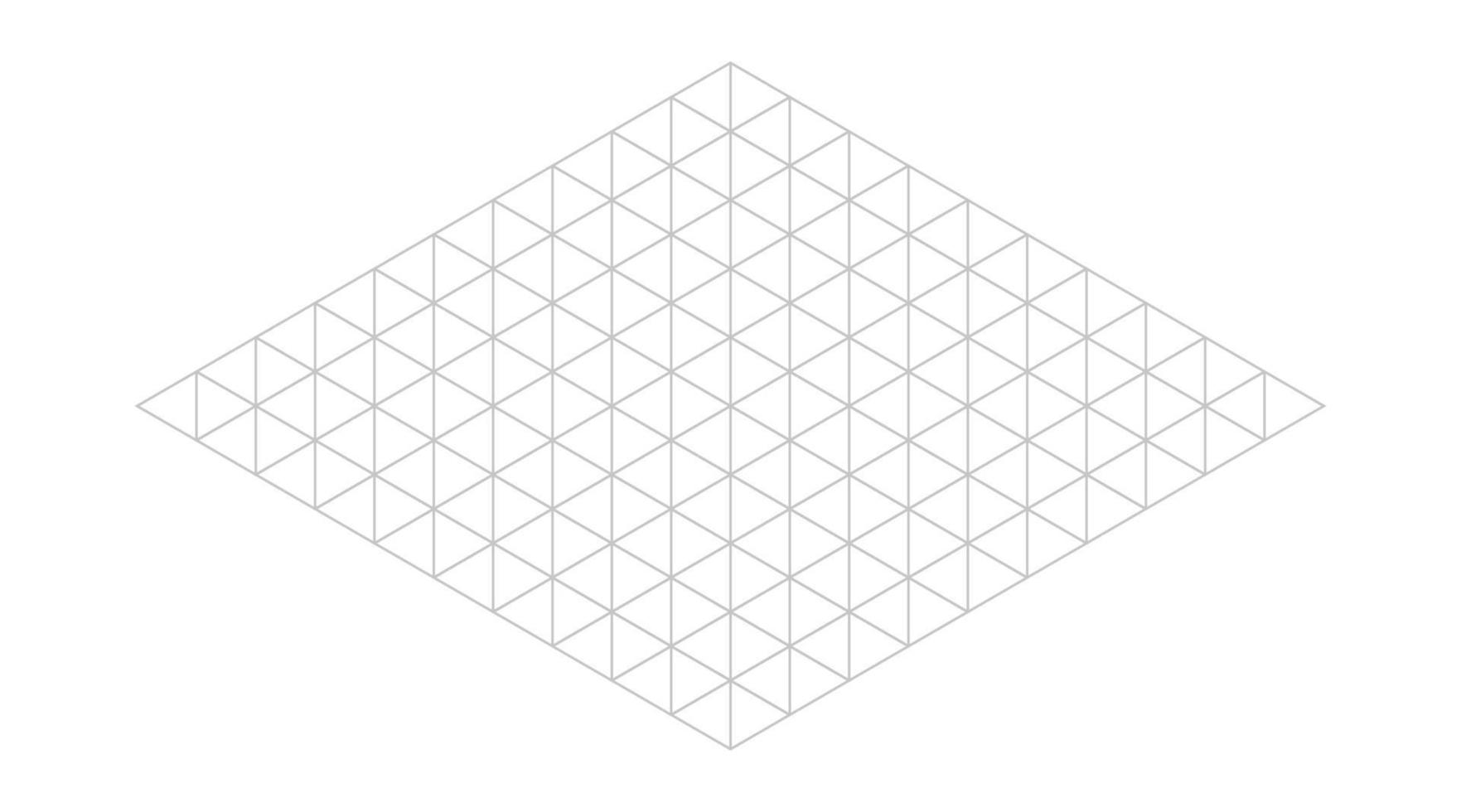 isometrische rooster lijn achtergrond. schets isometrische sjabloon patroon. zeshoek en driehoeken lijn plan textuur. vector illustratie Aan wit achtergrond