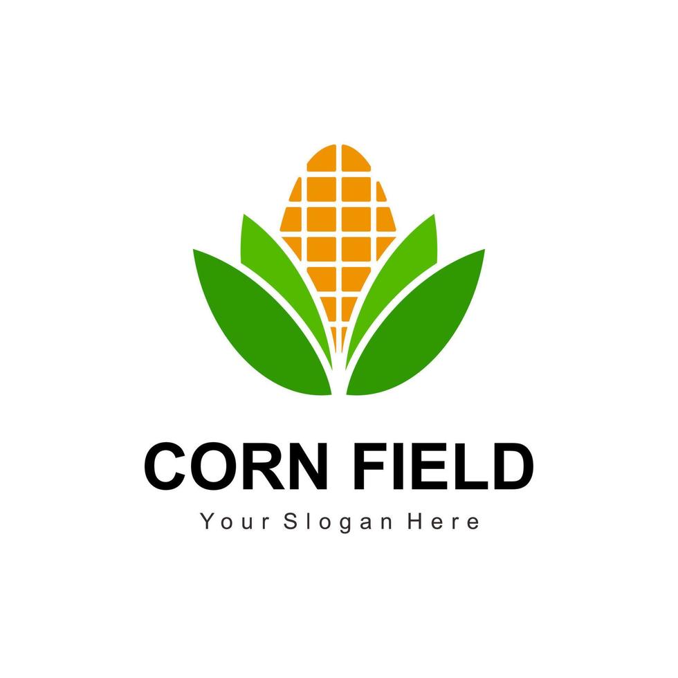 maïs veld- logo vector