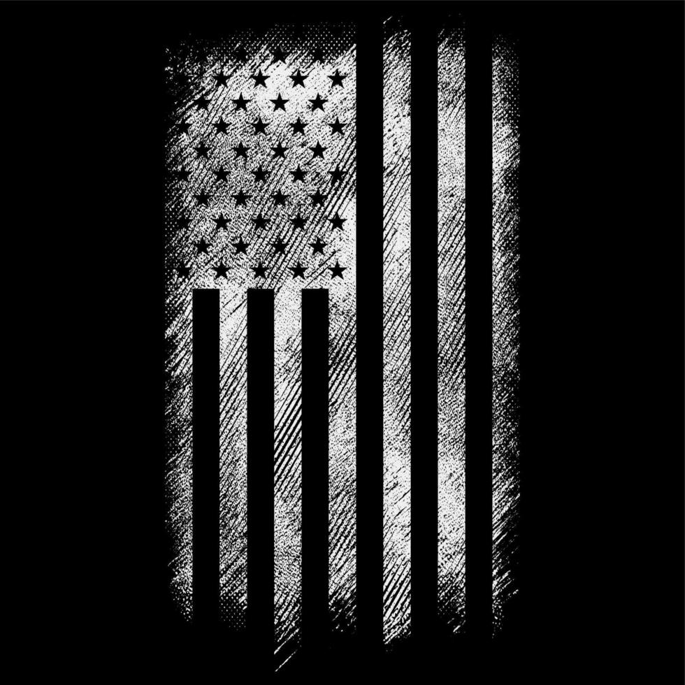 grunge Verenigde Staten van Amerika vlag vector ontwerp