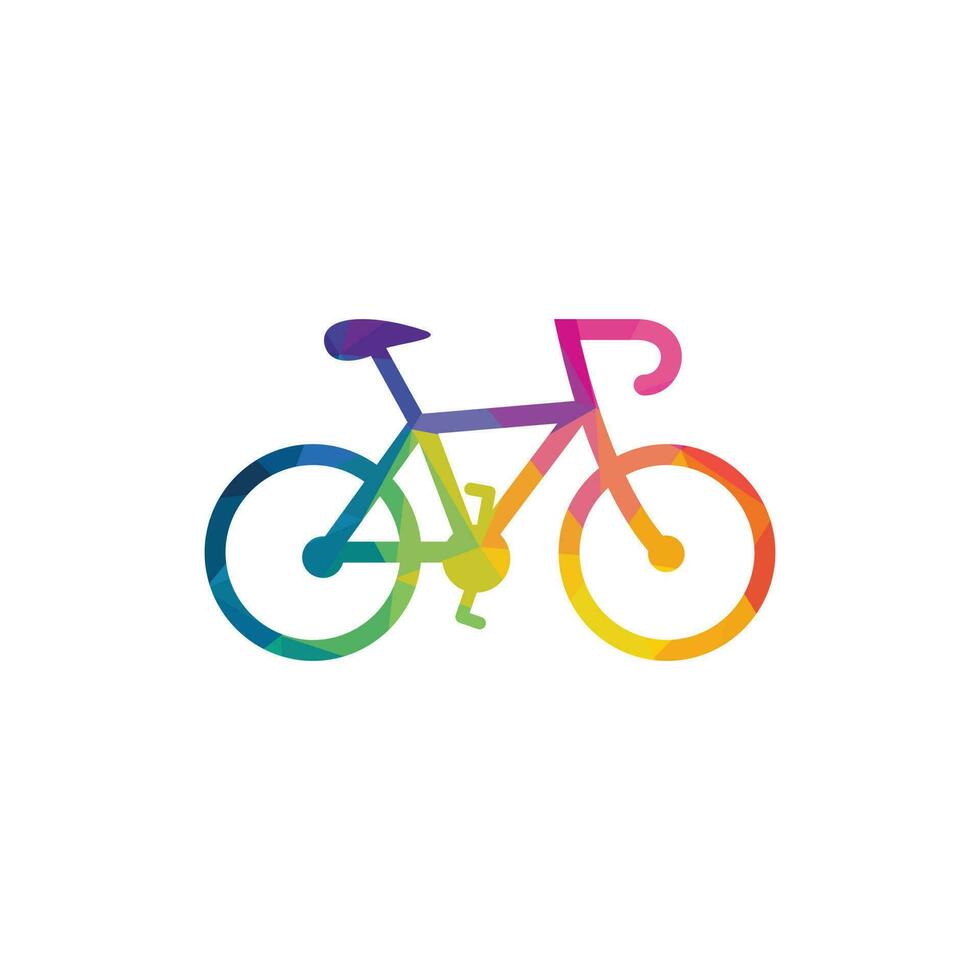 abstract fiets vector logo ontwerp. fiets winkel zakelijke branding identiteit .