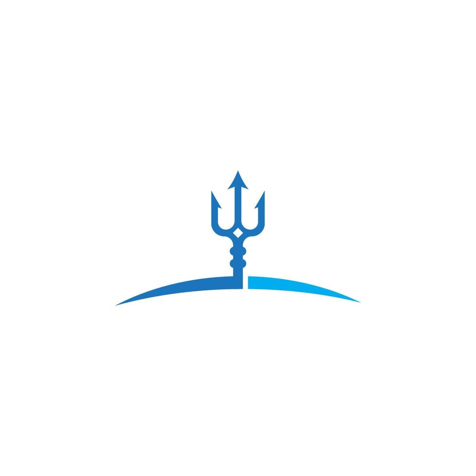 trident logo sjabloon vector pictogram