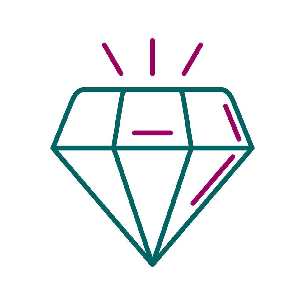 diamant vector pictogram