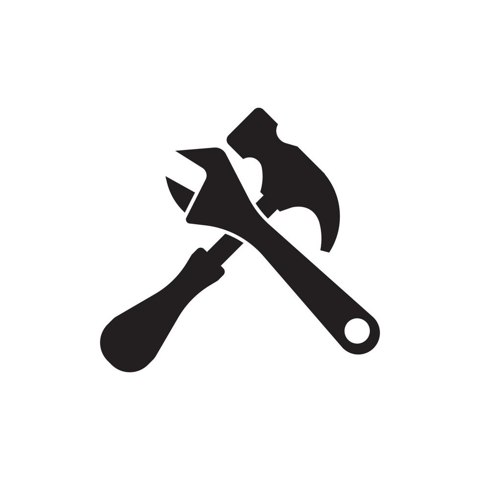gereedschap pictogram vector illustratie ontwerp logo
