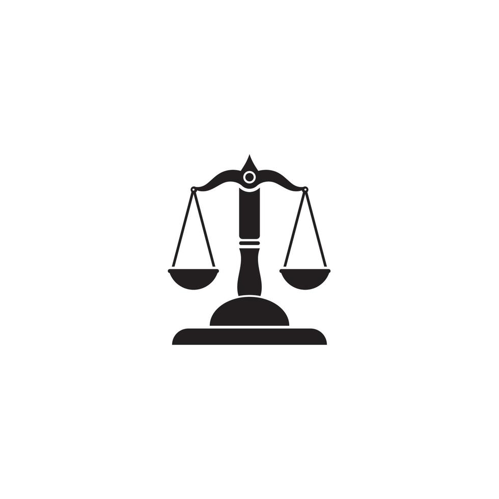 justitie wet logo sjabloon vector