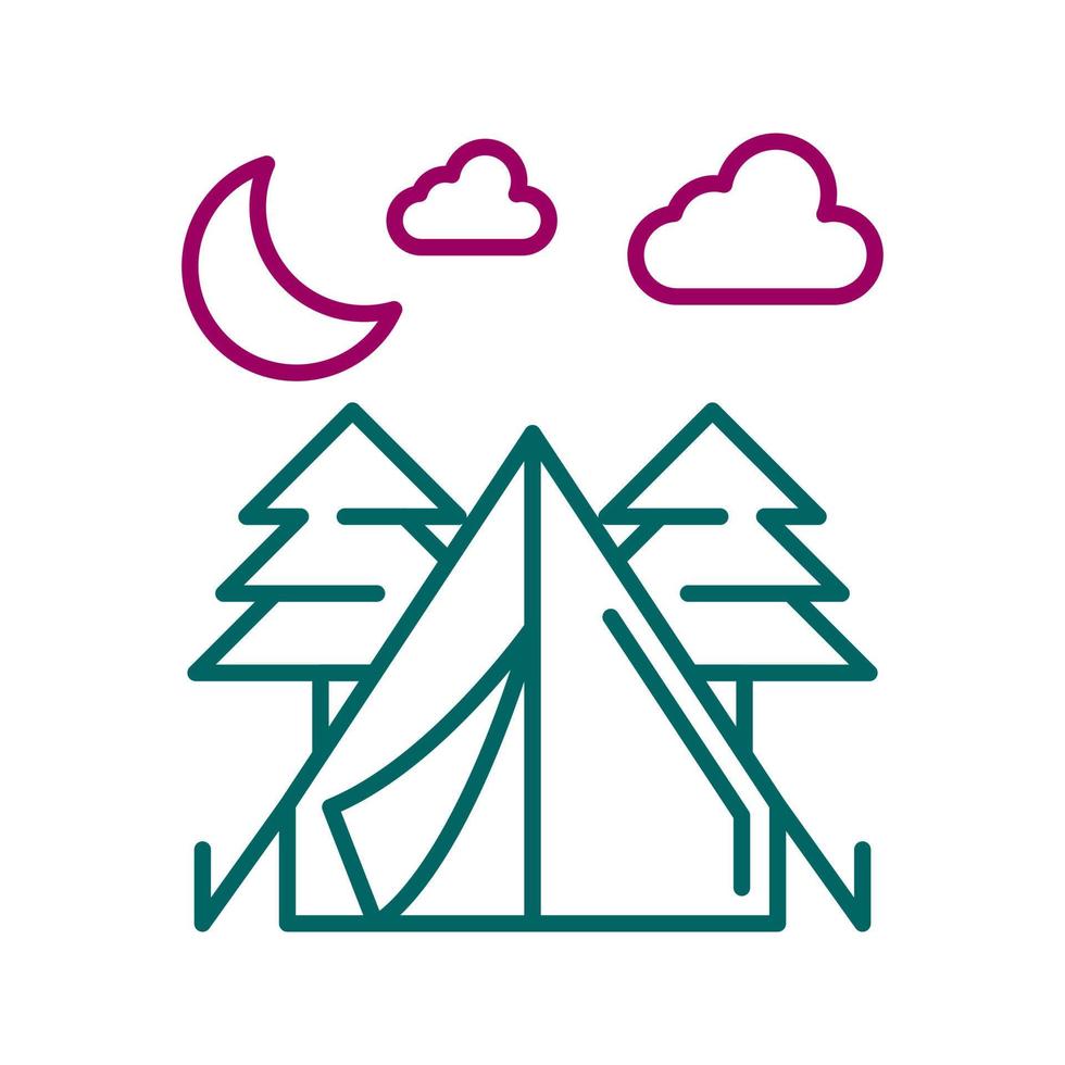 tent vector pictogram