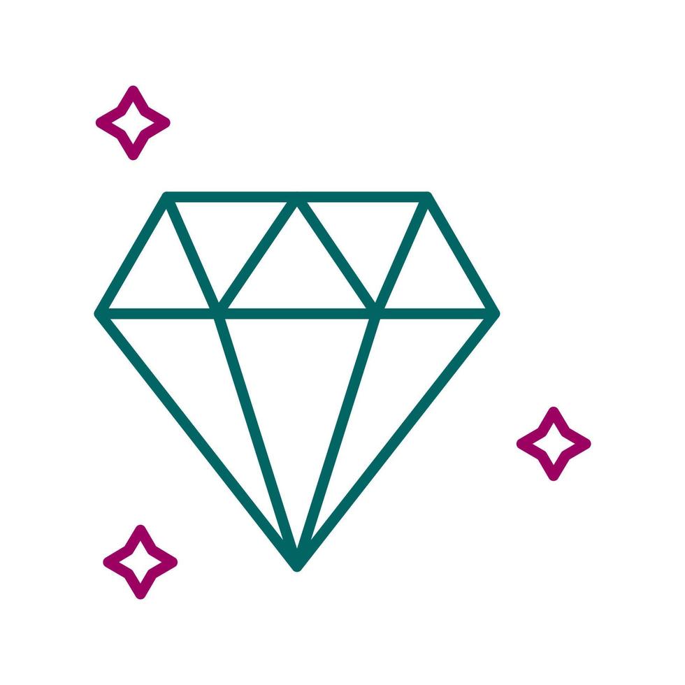 diamant vector pictogram