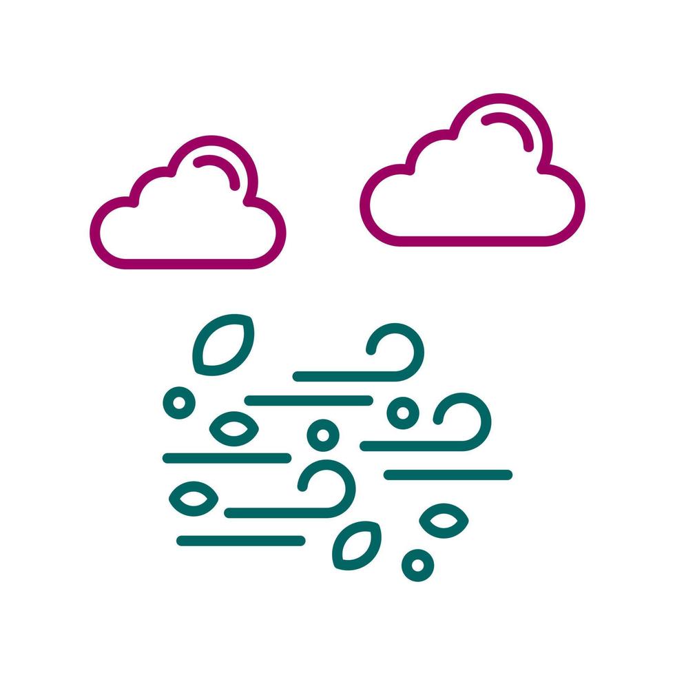 wind vector pictogram