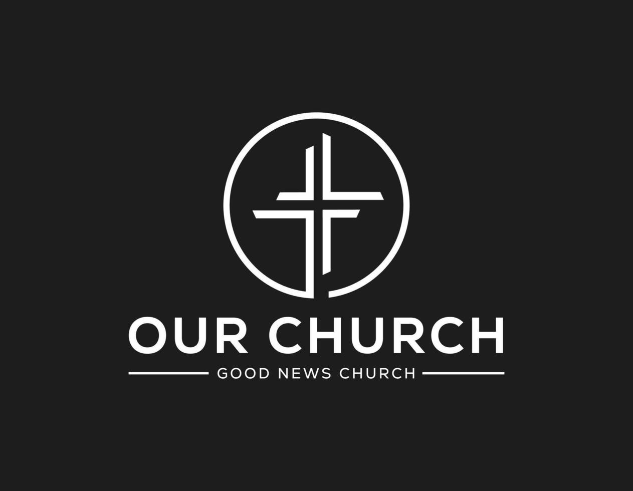 kerk logo teken modern vector grafisch abstract