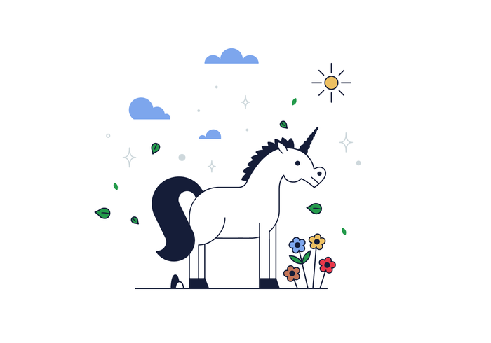 Gratis Unicorn Vector