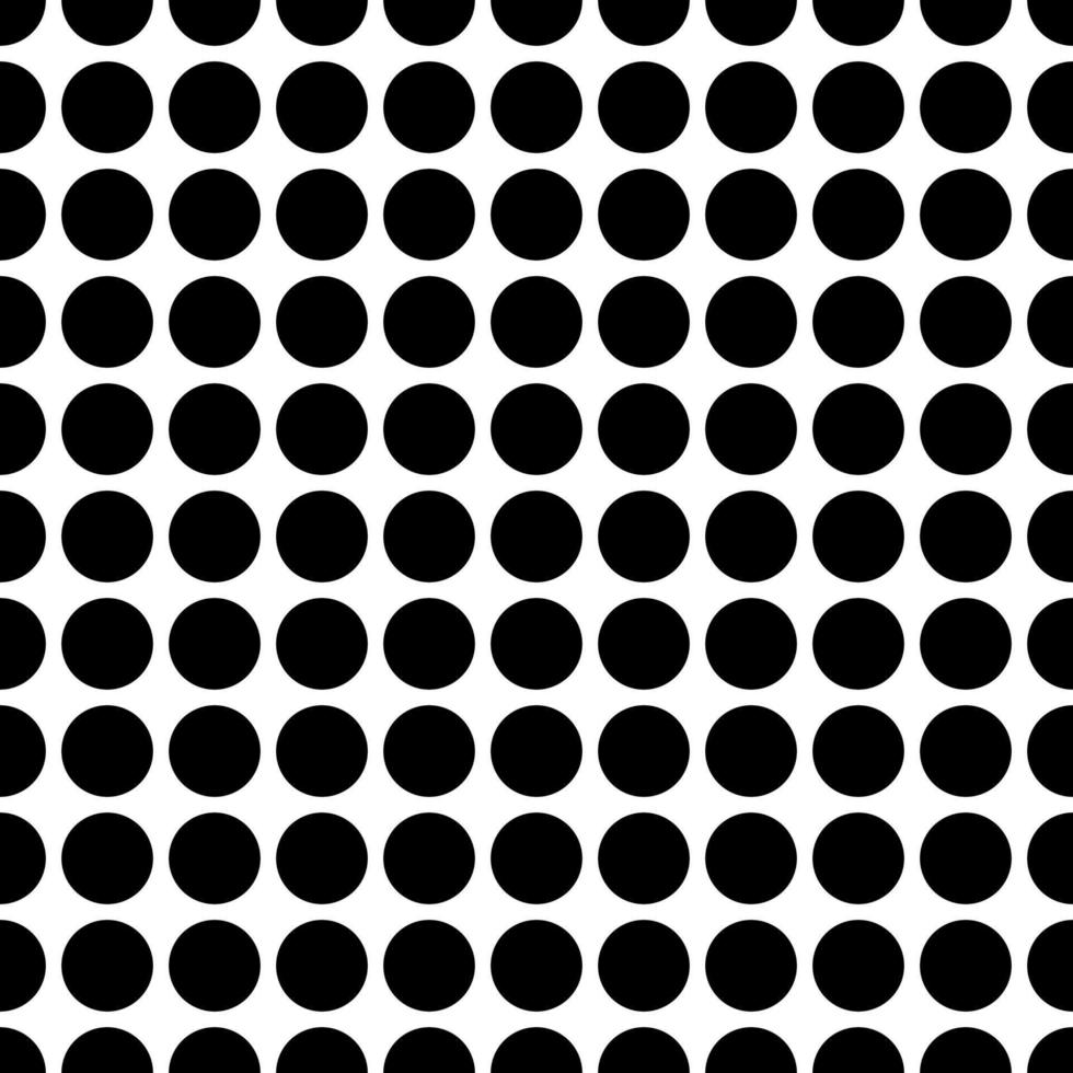 vector zwart en wit polka dots