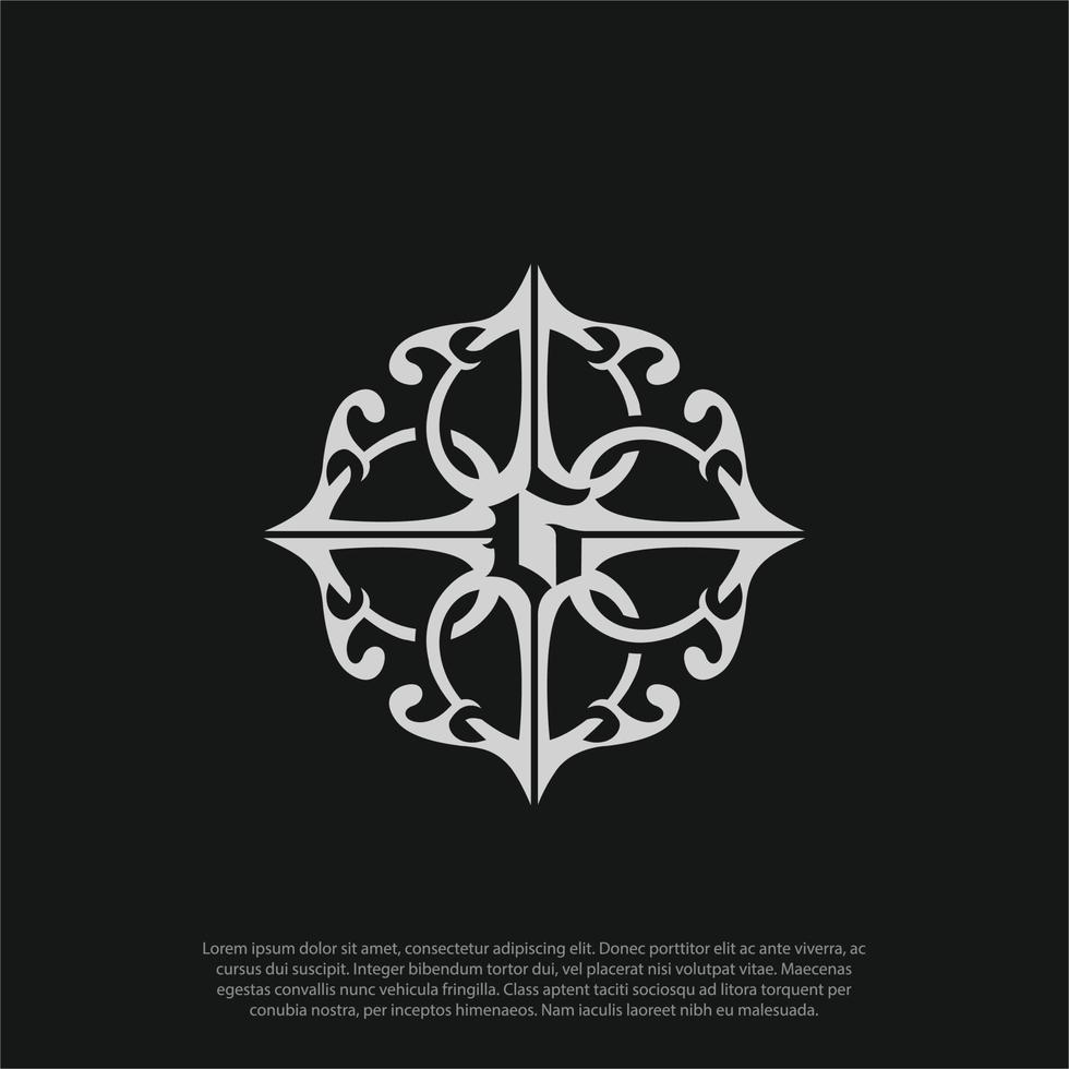 elegant luxe patroon motief initialen g g logo ontwerp inspiratie, schoonheid elegant mandala ornament patroon lijn kunst vector