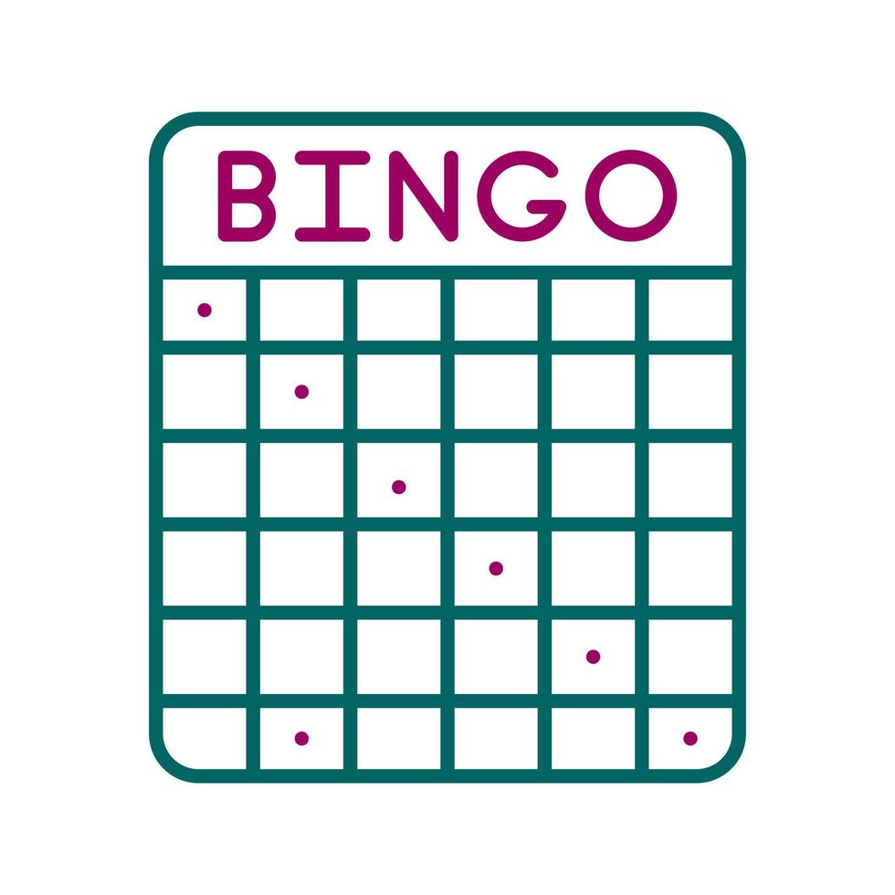 bingo vector icoon