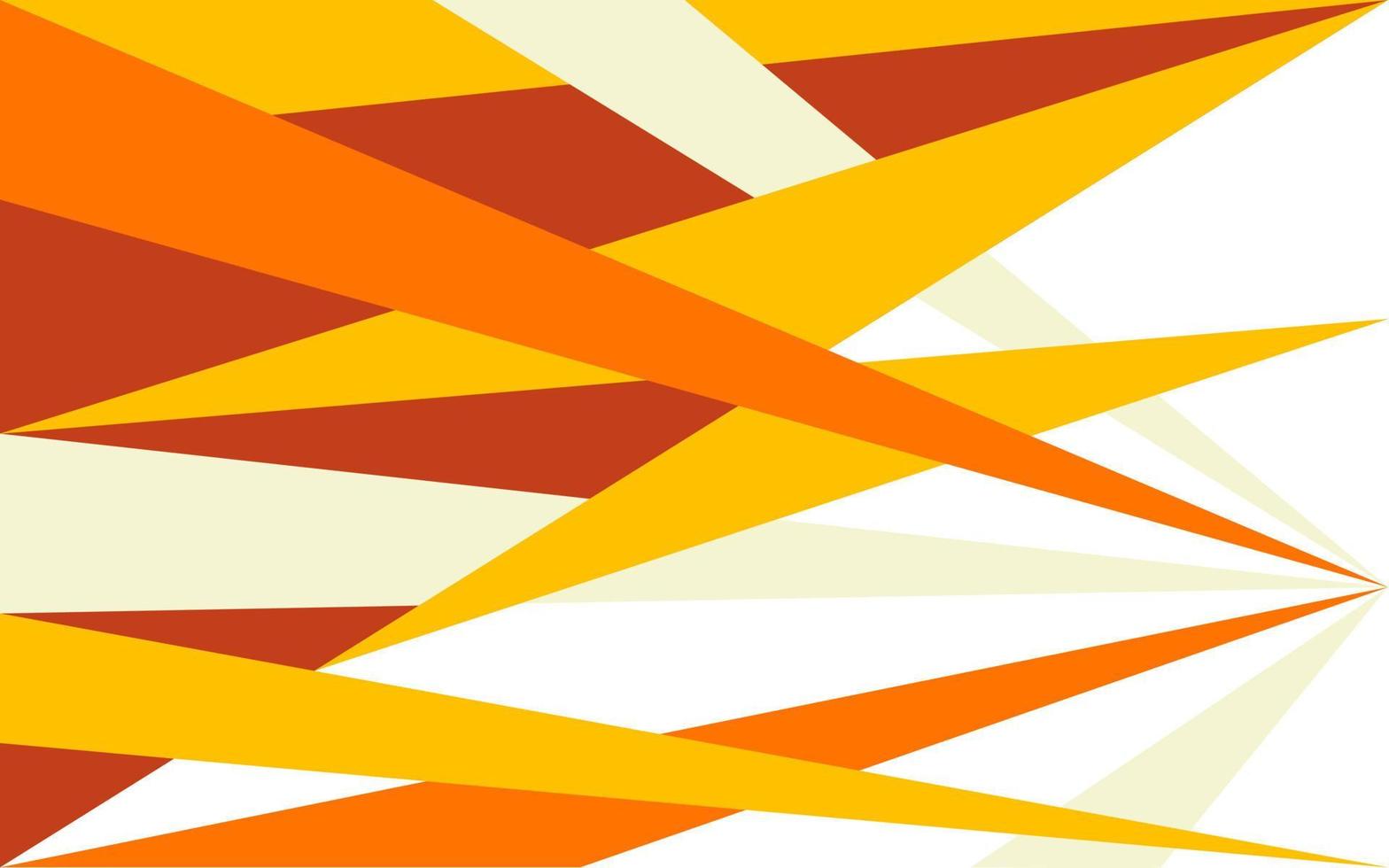 abstract oranje meetkundig achtergrond vlak ontwerp sjabloon vector