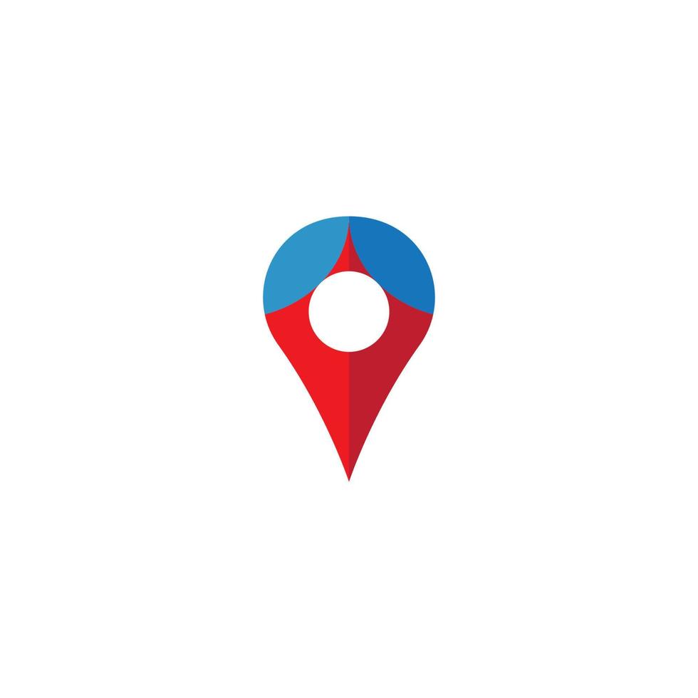 locatie punt logo vector