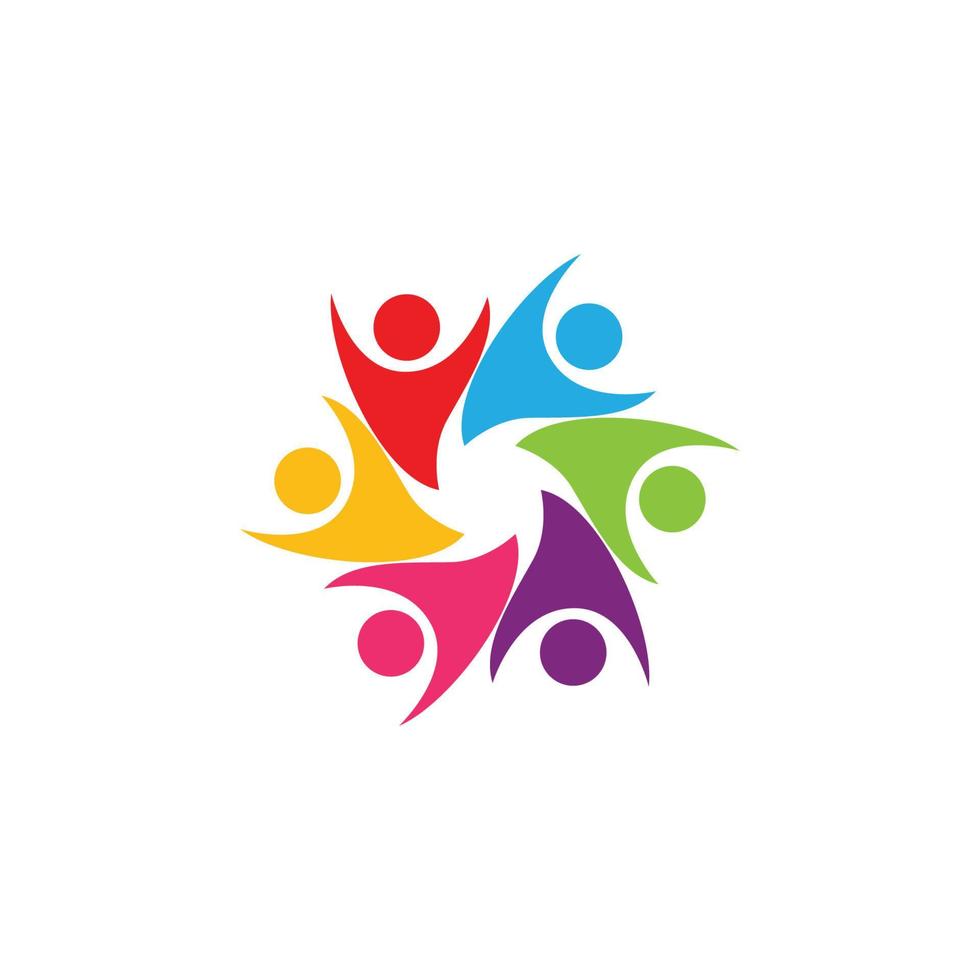 logo voor gemeenschapszorg vector