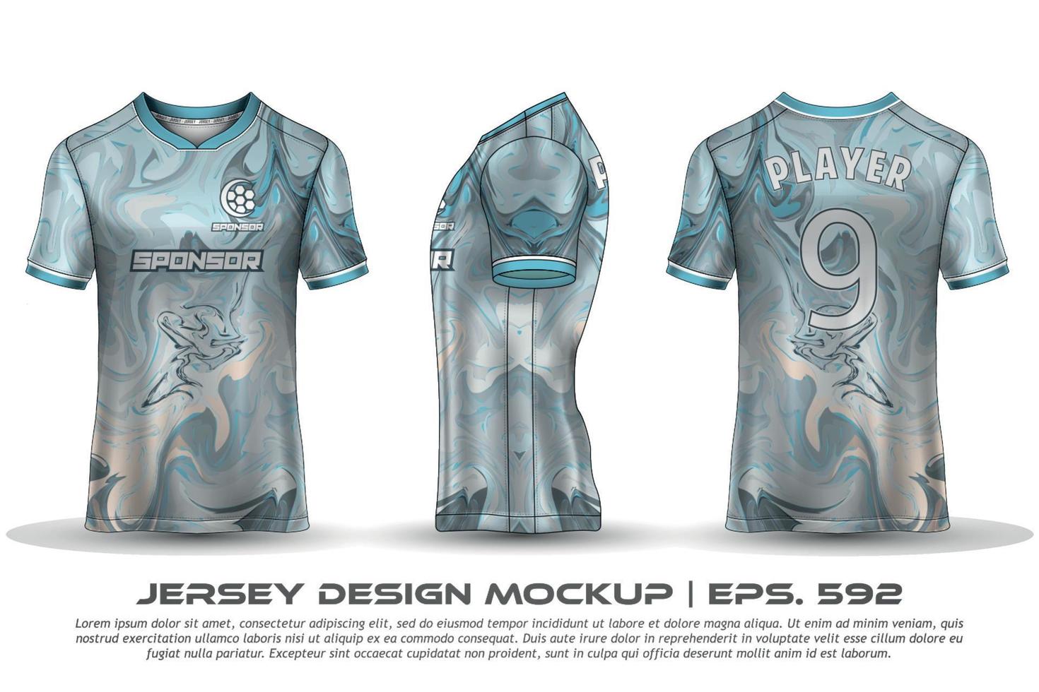 jersey ontwerp sublimatie t-shirt premium geometrisch patroon ongelooflijke vector collectie voor voetbal voetbal racen fietsen gaming motorcross sport