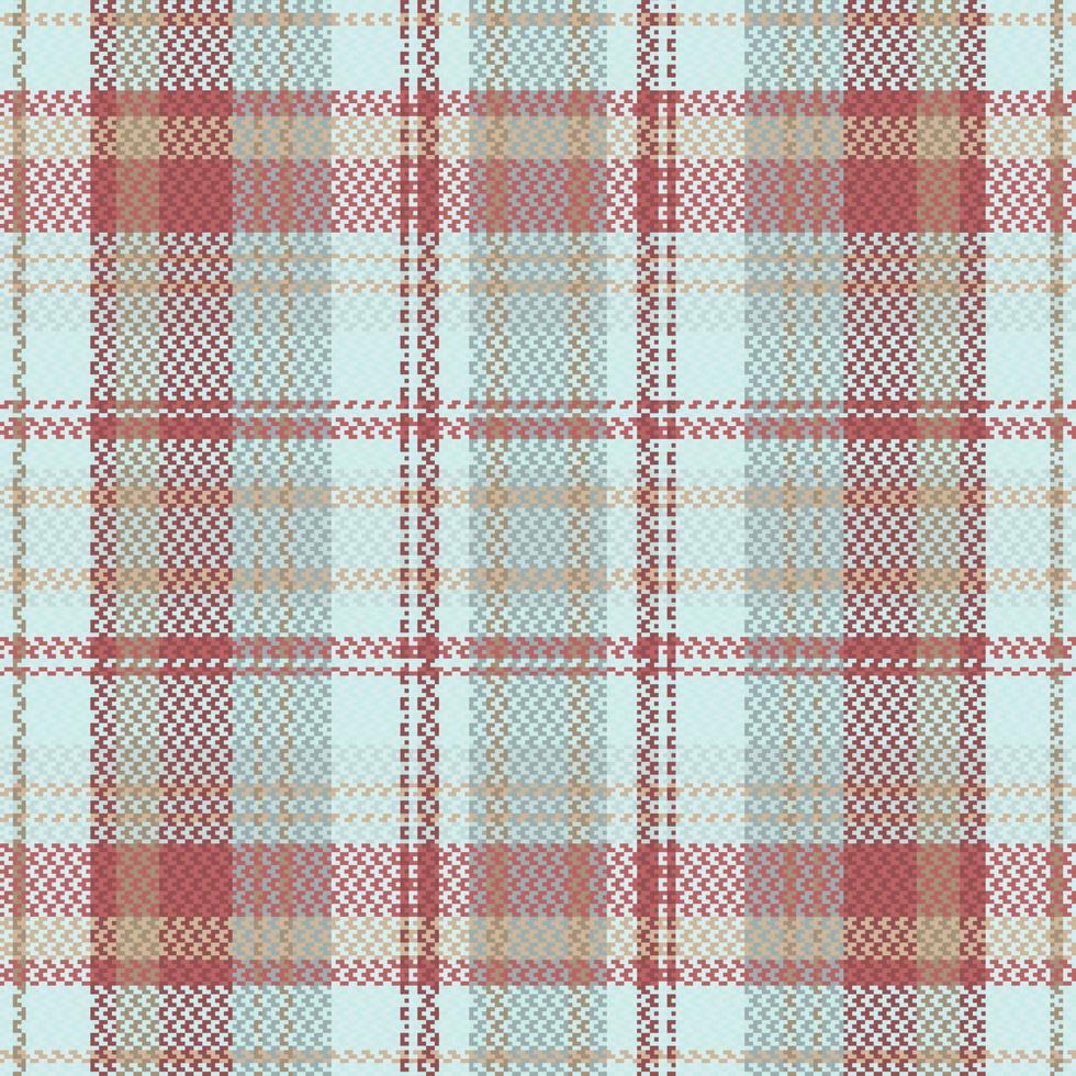 Schotse ruit of plaid retro kleur patroon. vector